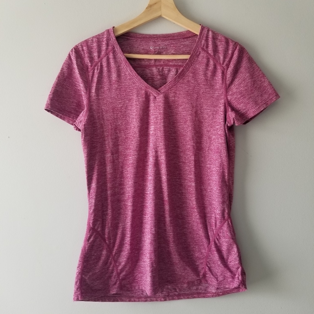 Fabletics Short Sleeve V Neck Athletic Top